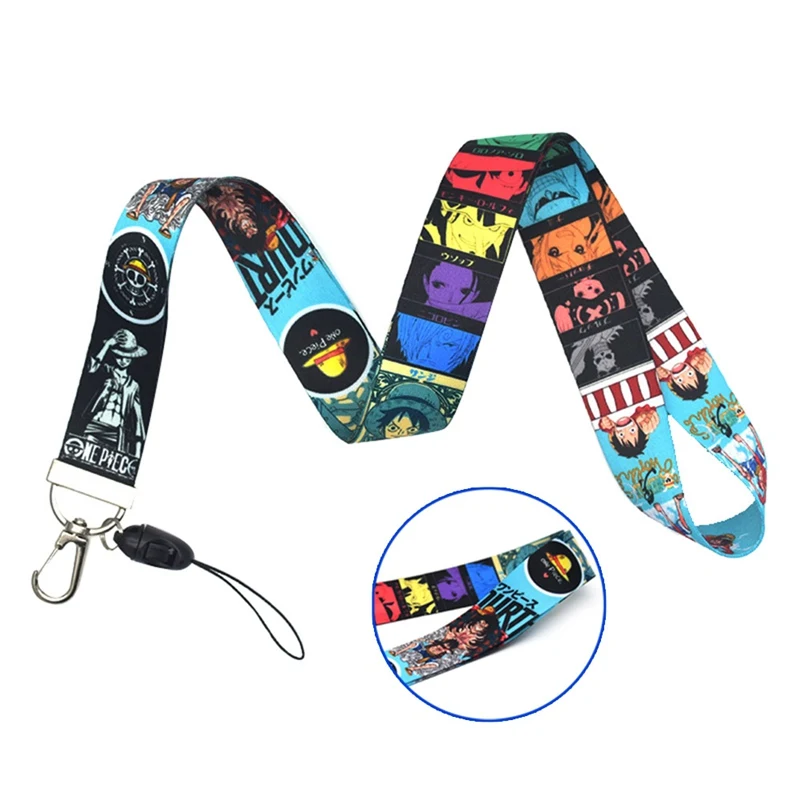Мультфильм Забавный Ghostblade аниме шейный ремень Lanyards ID значок держатель для карт брелок мобильный телефон ремень подарок
