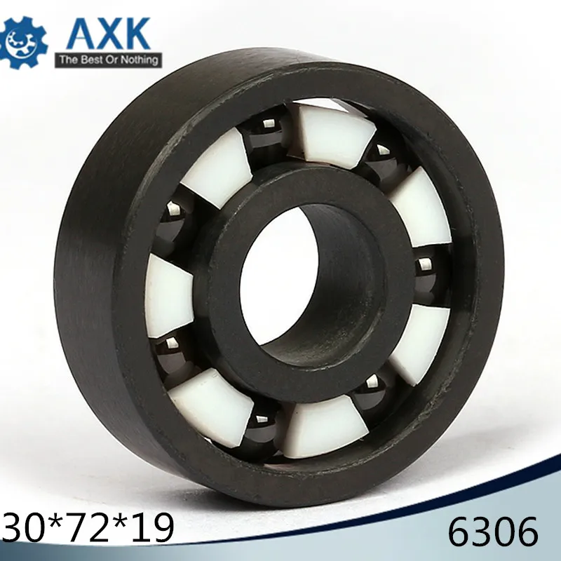 6306 Full Ceramic Bearing ( 1 PC ) 30*72*19 mm Si3N4 Material 6306CE All Silicon Nitride Ceramic Ball Bearings