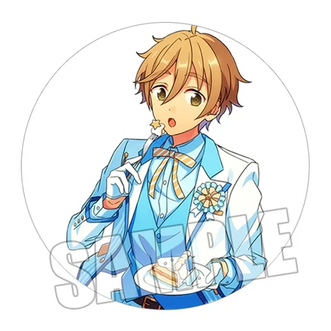 1 шт. 58 мм Брошь ансамбль звезды Trickstar Hokuto Isara Tenshouin Hibiki акриловые сумки булавки Spilla - Окраска металла: see chart