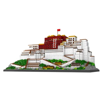 

9922 10000pcs China Tibet architecture Potala Palace model building blocks micro particles educational toys for children