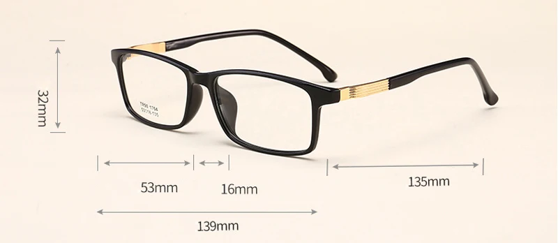 Seemfly винтажные сверхлегкие TR90 очки оправа для мужчин и женщин ретро квадратные оправы очков для близорукости оптические очки мужские