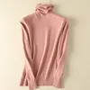 2022 Women Sweater Femme Autumn Turtleneck Sweater Pink Soft Material Women White Sweater jumper Pullovers Tricot Pull Femme ► Photo 2/6