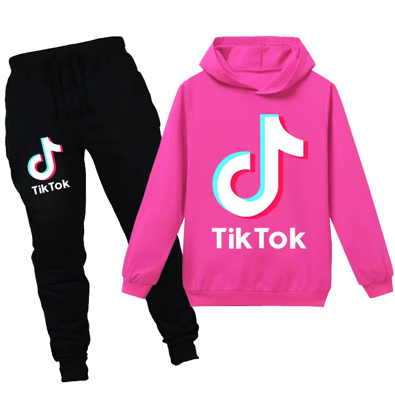 Tiktok/комплект одежды с рисунком аниме, рубашки Рождественская рубашка с длинными рукавами TikTok маскарадный костюм из 2 предметов, осенняя верхняя одежда для мальчиков и девочек - Цвет: PH1244-red