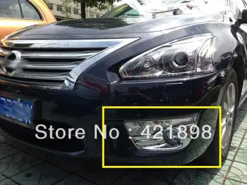 

For Nissan Altima 2013 2014 2015 ABS Chrome Front Fog Light Lamp Cover Trim Molding Bezel Garnish