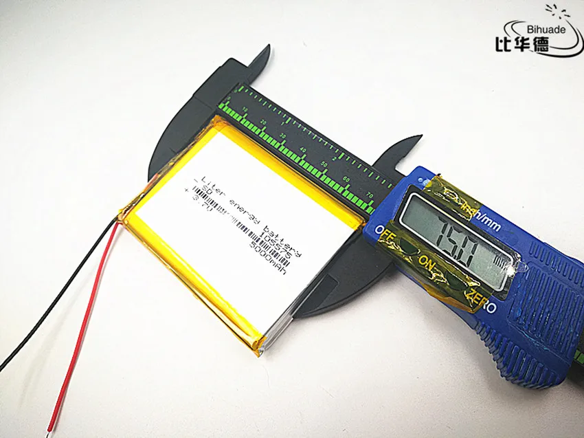 1pcs/lot 105575 3.7 V lithium polymer battery 5000 mah DIY mobile emergency power charging treasure battery