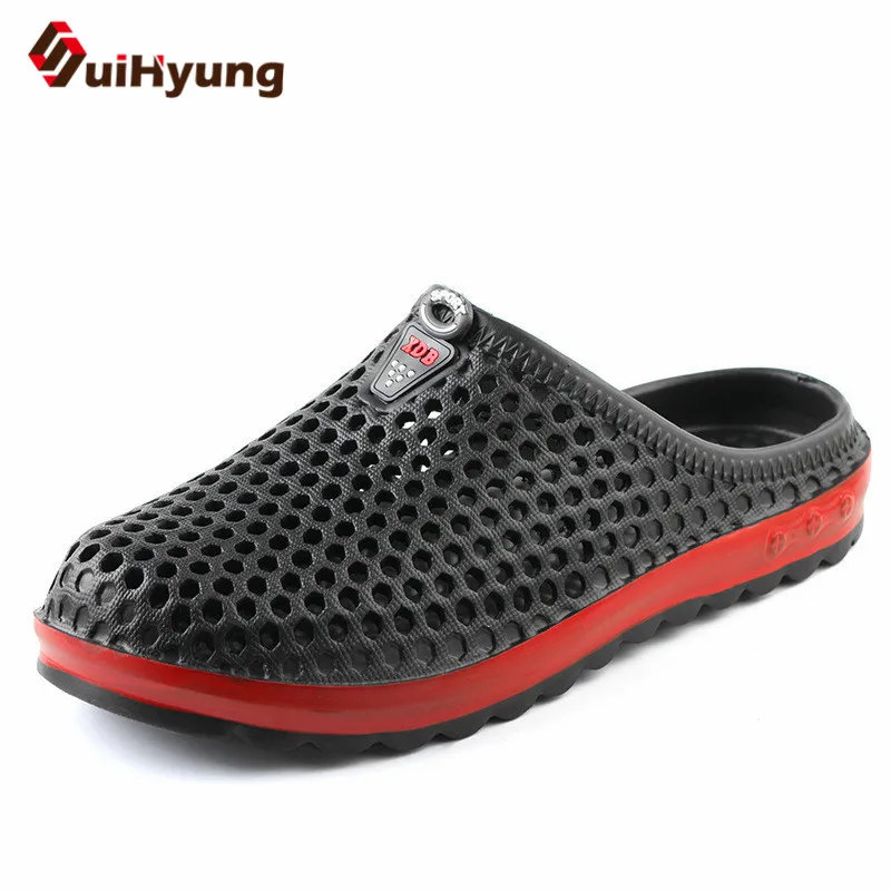 Suihyung-NEW-Summer-Casual-Shoes-Women-Men-Beach-Slippers-Breathable-Hole-Flat-Slides-Lightweight-Man-Massage