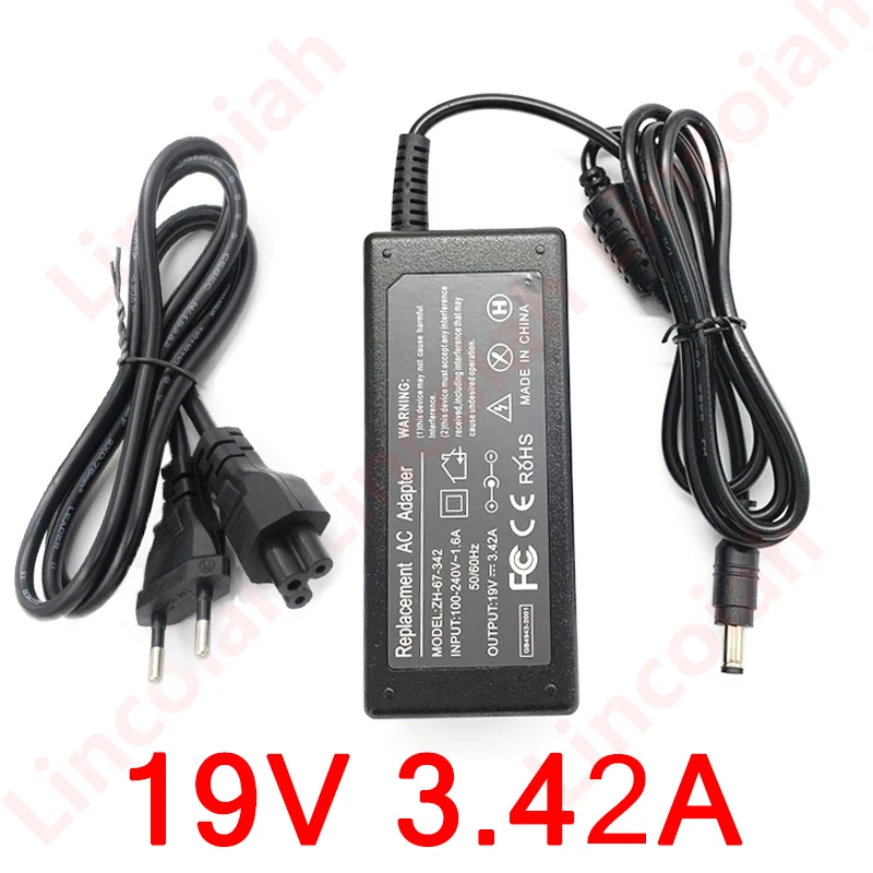 Ac 100-240V A Dc 19 V 3.42A Caricabatterie 19 V Volt Per Jbl Xtreme Altoparlante Portatile 65W 19 V 3A Ac Dc Adapter