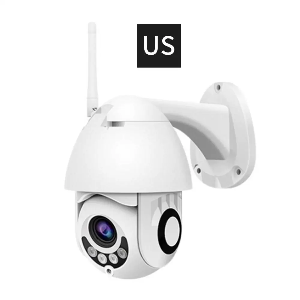 1080P H.265 Dome Outdoor Indoor WiFi Wireless Pan Tilt IP Camera 2 Way Audio SD Card IR Night Vision Video Surveillance Camera