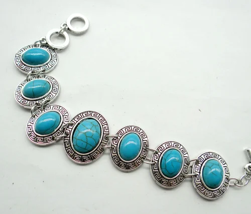 Модный натуральный камень Legering винтажный Zilveren Etnische Stijl Antieke Кварцевый Кристалл Jewelry ISES ювелирные изделия изготовление драгоценных камней повязки - Окраска металла: NO.3