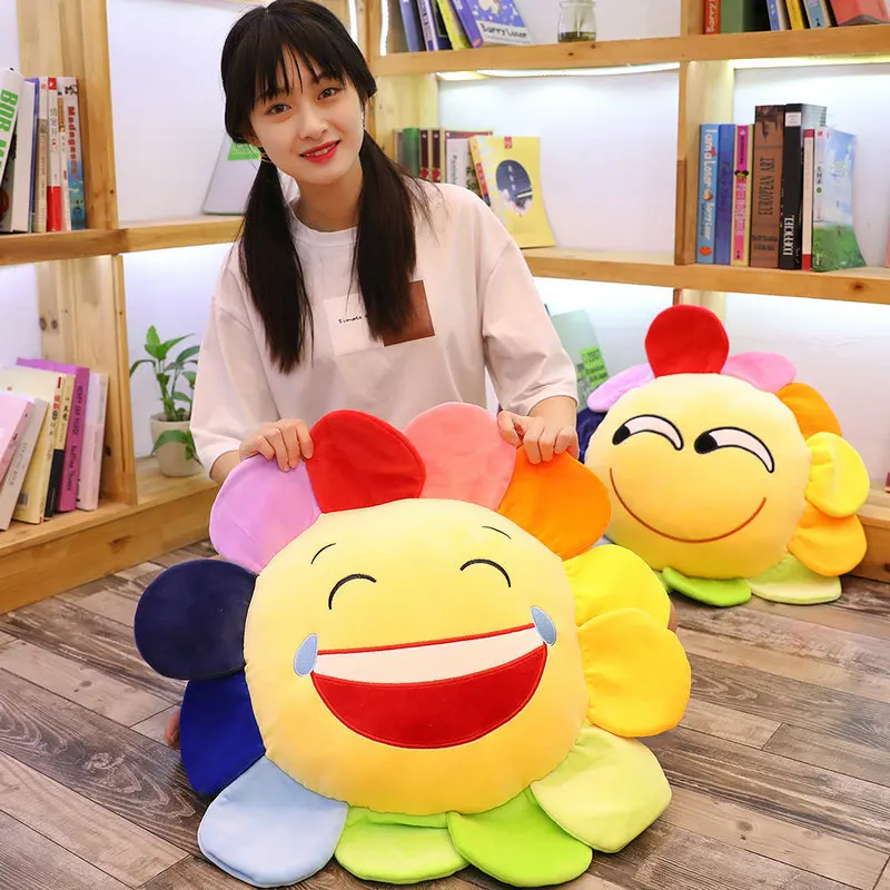 6 стилей креативный Солнечный цветок плюшевый Kawaii мягкий укомплектованный шапки смешные плюшевые игрушки для детей девочек прекрасный Рождественский подарок вечерние куклы