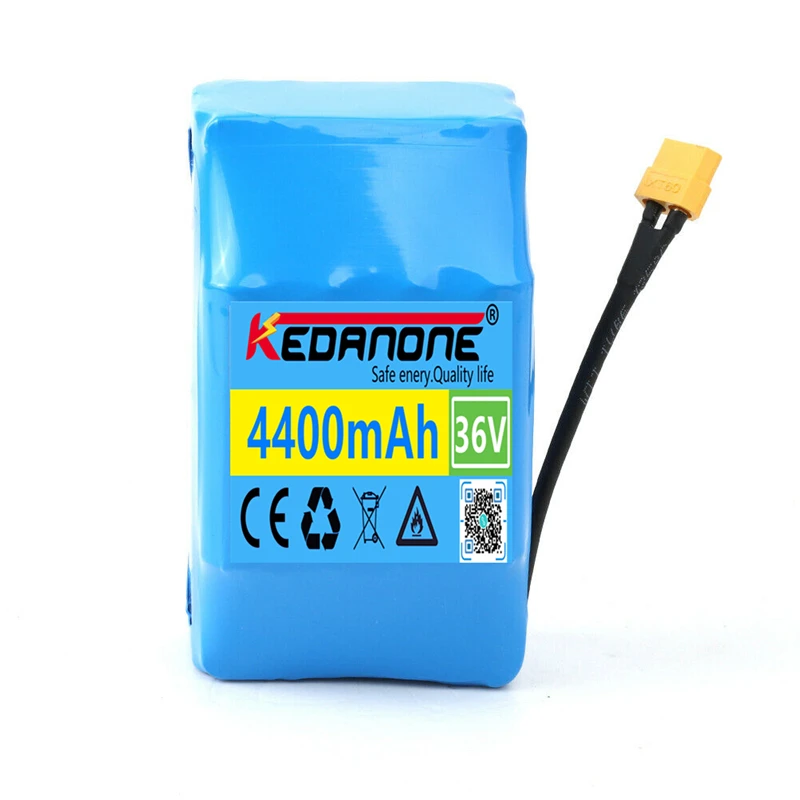 Bateria de Íon de Lítio 4.4ah para Scooter Original Recarregável Bloco Elétrico Auto Balanceamento Hoverboard Unicycle 36v 4400mah - Image 5