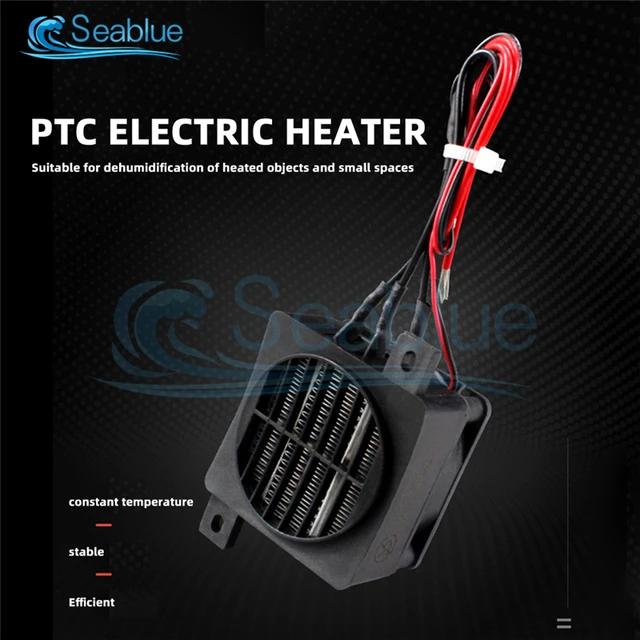 DC 12V 24V 100W 120W 200W Room Heater Energy Saving PTC Car Air Fan Heater  Constant Temperature Heating Heaters Safe Home DIY - AliExpress