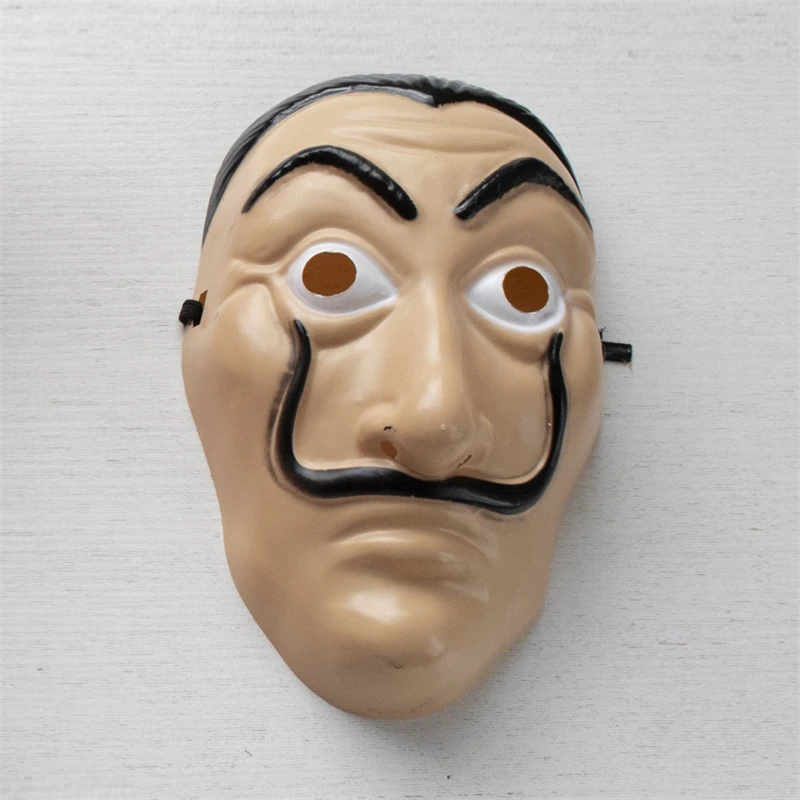 Salvador Dali The House of paper 3 Heist костюм для косплея для женщин и мужчин, комбинезон на Хэллоуин, маска для Хеллоуина