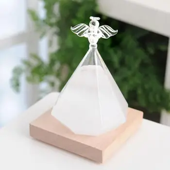 

Home-Decor Bottle Barometer Monitor Predictor Weather Storm Forecast Glass Angel diamond for Home and Office Decoration