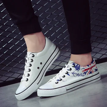 

Men Shoes Fashion Sneakers Casual Canvas Vulcanize Shoes New Man Low-cut Lace-up Classics Style Student Skateboarding Preferred