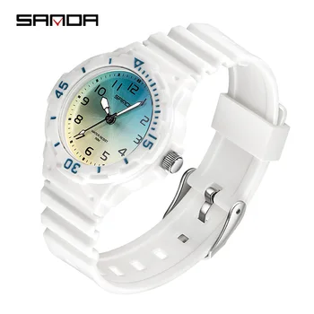 

SANDA new watch fashion simple couple watch reloj mujer waterproof relogio feminino student watch gift girl watch quartz watch