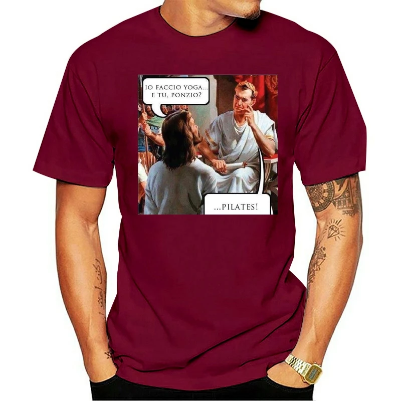 

t shirt Pontius Pilates Funny Joke Jesus Pilatus Comics