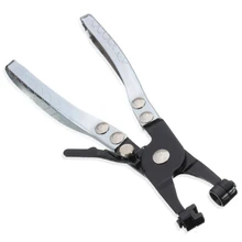 Car Water Pipe Hose Separate Installer Remover Removal Clip Clamp Plier Tool Silver+Black