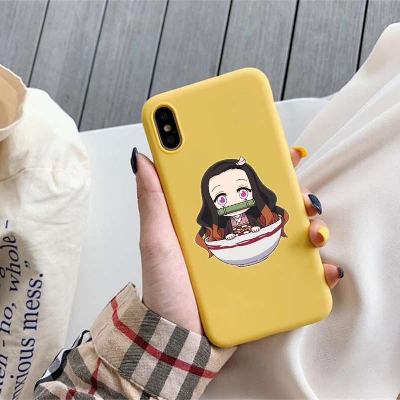 Чехол Demon Slayer для samsung Galaxy S10 S10E S9 S8 S7 S6 Plus Lite edge силиконовый чехол для телефона мягкий чехол Kamado Nezuko
