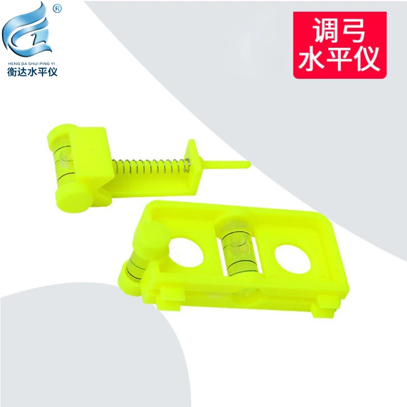 

Compound bow level spirit level bubble, D ring, precision bow measuring device, adjust the level of arrow and verticality