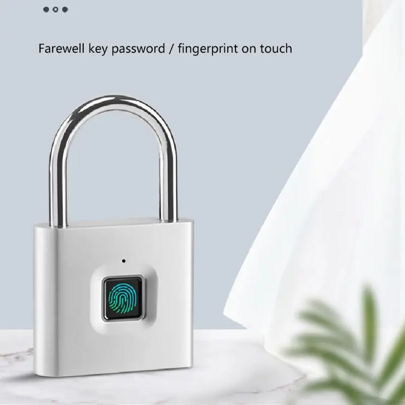 Замок дверной Salifelink с USB зарядкой умный БЕСКЛЮЧЕВОЙ замок быстрой разблокировкой по отпечатку пальца из