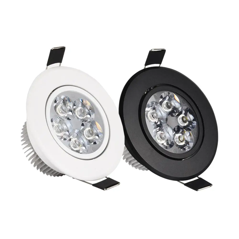 3*3W 4x3W 5x3W LED Downlight Dimmable Warm Natural Pure White Recessed LED Lamp Spot Light AC85-265V (default send white body)