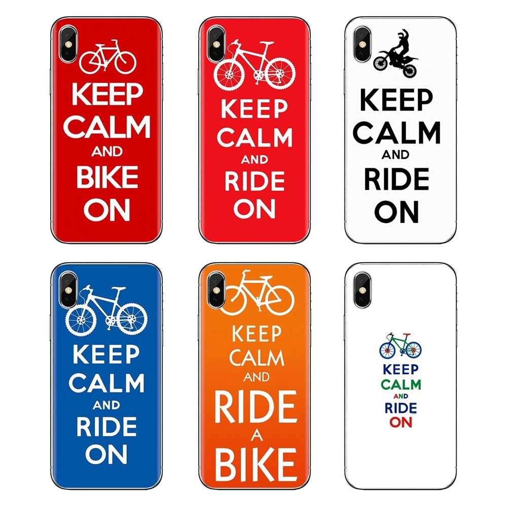 For Huawei Honor 5A LYO-L21 Y6 II Compact Y5 2 Y5II Mate 10 Lite Nova 2i 9i Soft TPU Phone Case Keep Calm and Ride On Horse Bike |