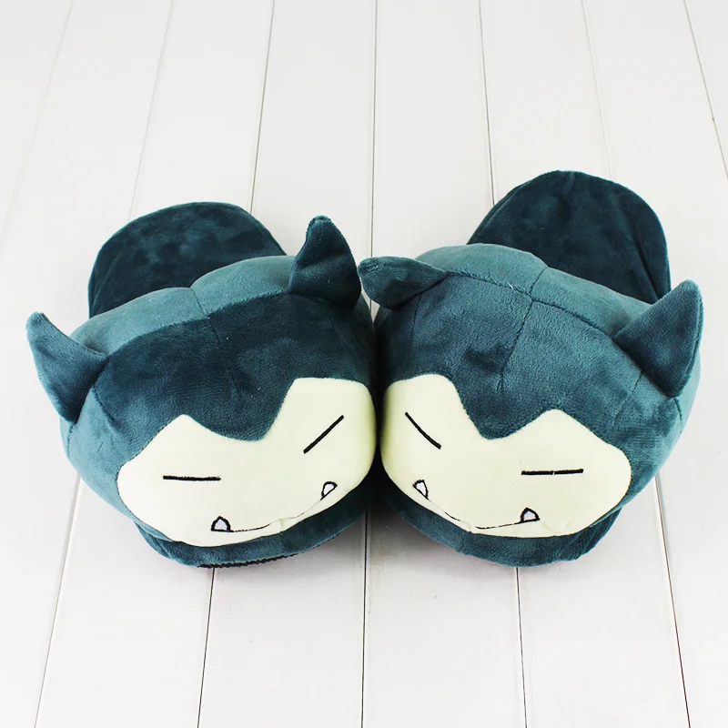 

26cm Plush Snorlax Indoor Pikachu Plush Warm Winter Adult/Kids Stuffed Cartoon Shoes Birthday present for Boy Christmas Present