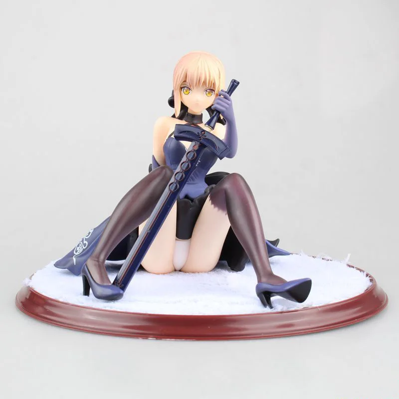 Девушка фигура сидя Arturia Pendragon Saber аниме фигурку игрушки Fate Stay Night Аниме