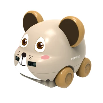 

Dual Modes Children Toys Owl Cute Cartoon Animal Shape Kids RC Car Wireless Multifunctional Obstacle Avoidance Induction Mouse