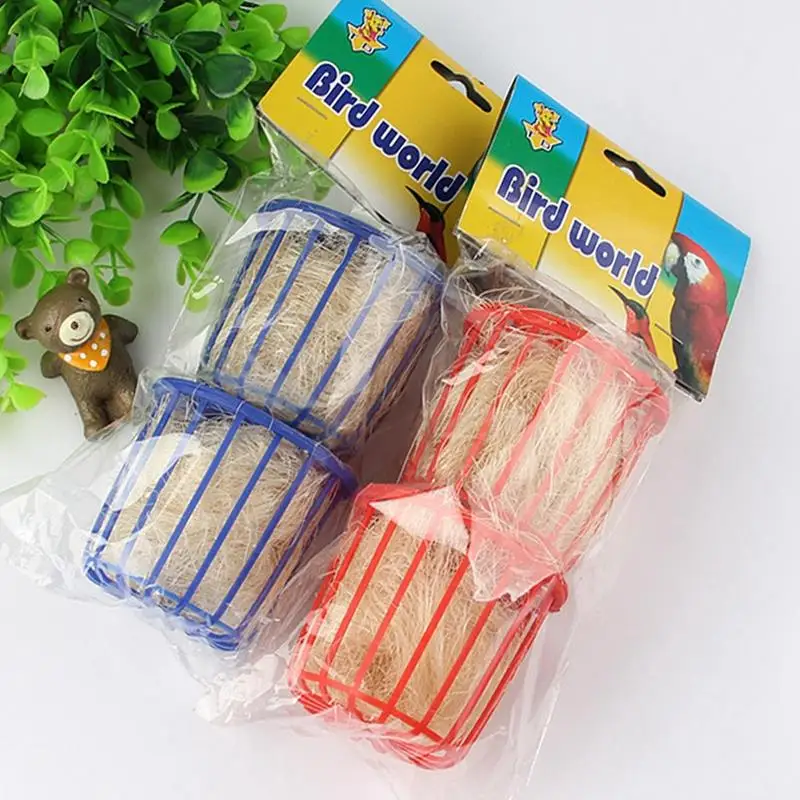 Bird Food Baskets Small Lightweight Bird Food Feeders Parrot Foraging Toys Pet Feeding Supplies Pet Accessories 2pcs bird feeder,parrot feeder