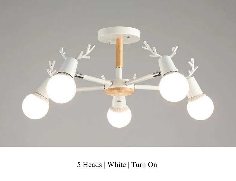 Nordic Antlers Chandelier  suspension luminaire lustre moderno LED Chandeliers Lighting Fixtures 14