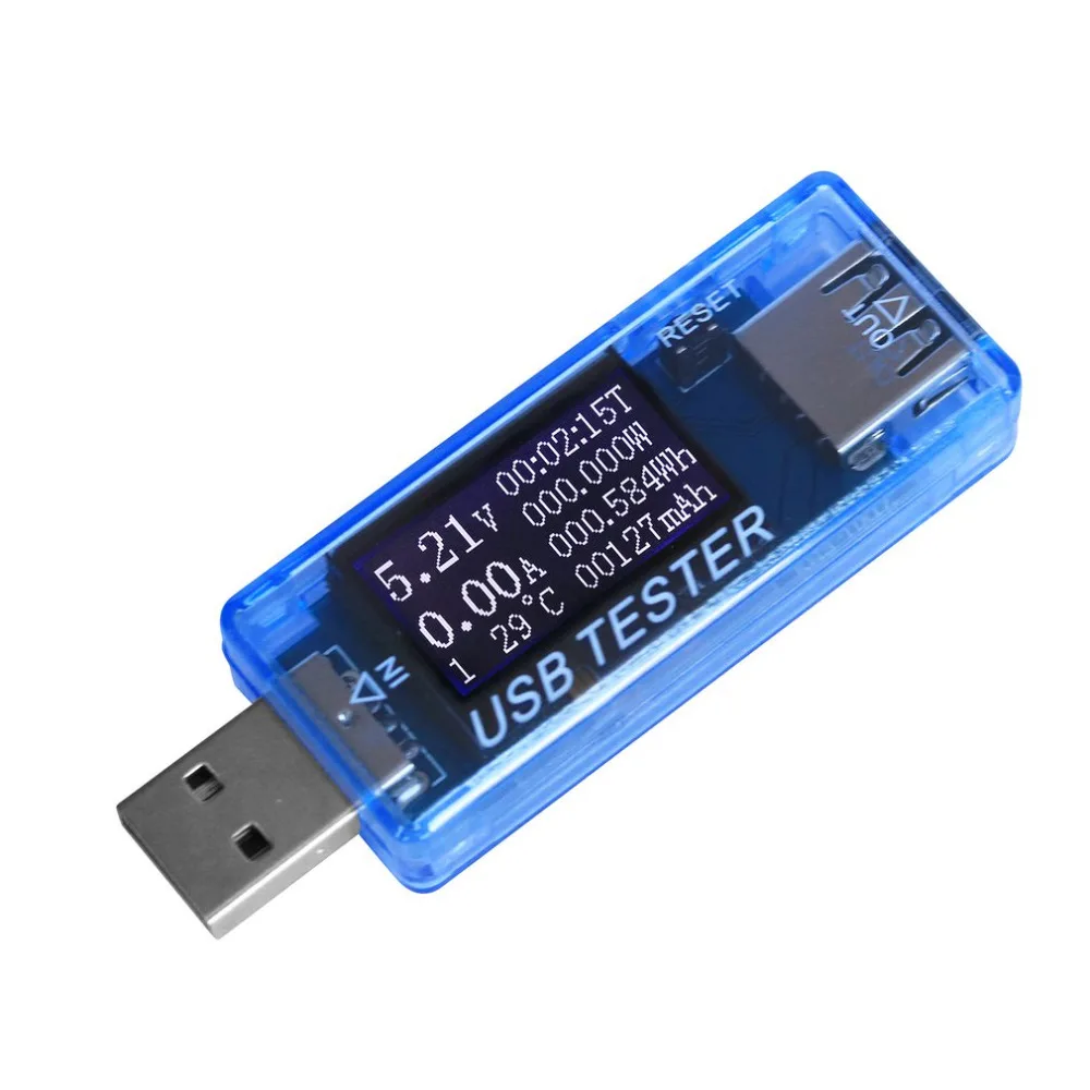 KWS-MX17 usb-детектор Вольтметр Амперметр измеритель мощности Измеритель Напряжения тока мобильное зарядное устройство USB