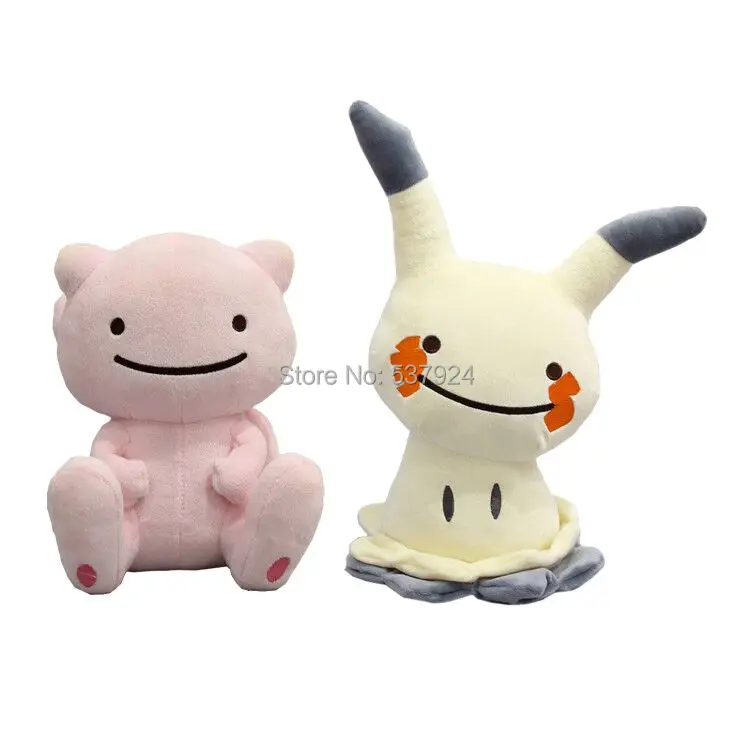 

New 2 Styles Ditto Metamon Mimikyu Mew 8-11" 20-28CM Plush Doll