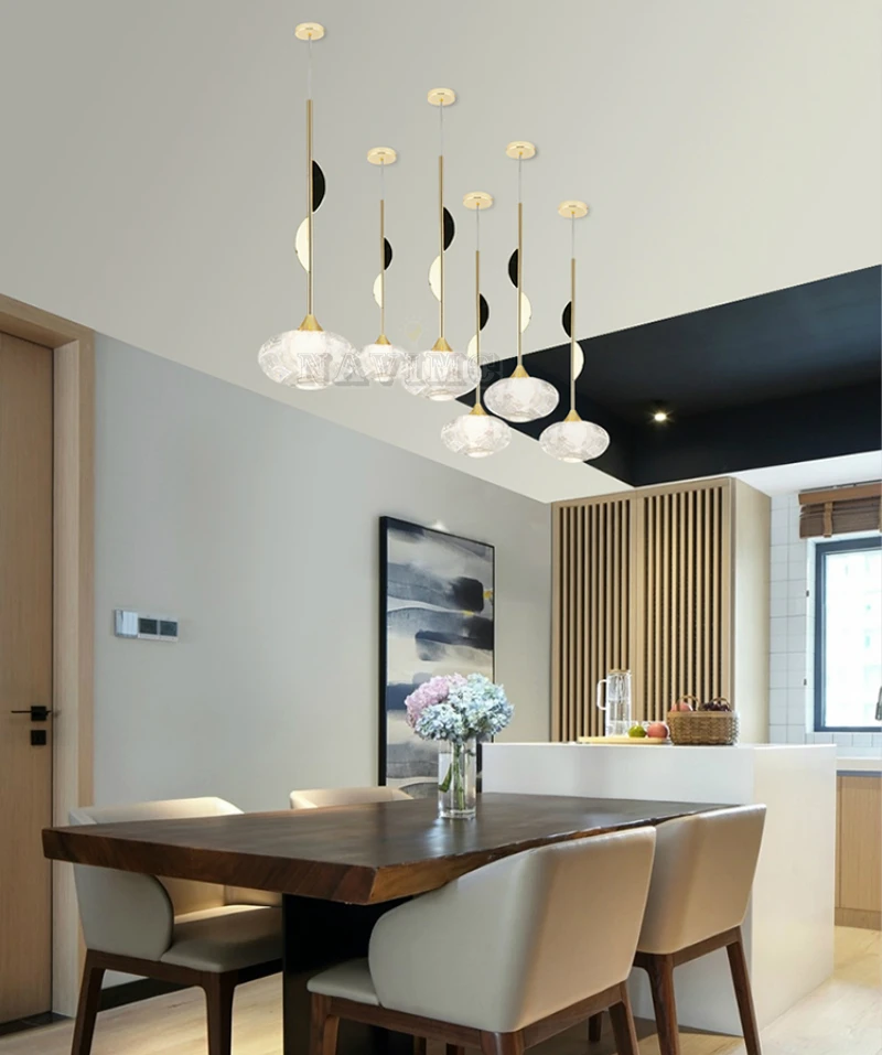 Современные Glazen Bal Hanglampen Voor Eetkamer домашние Keuken Armaturen лампы для бара, ресторана, декора, Armatuur Glans