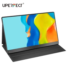 Портативный монитор UPERFECT, 4K/1080P, 15,6 дюйма, USB Type C, IPS, для Ps4, Xbox, Huawei, Xiaomi Портативный монитор UPERFECT, 4K/1080P, 15,6 дюйма, USB Type C, IPS, для Ps4, Xbox, Huawei, Xiaomi