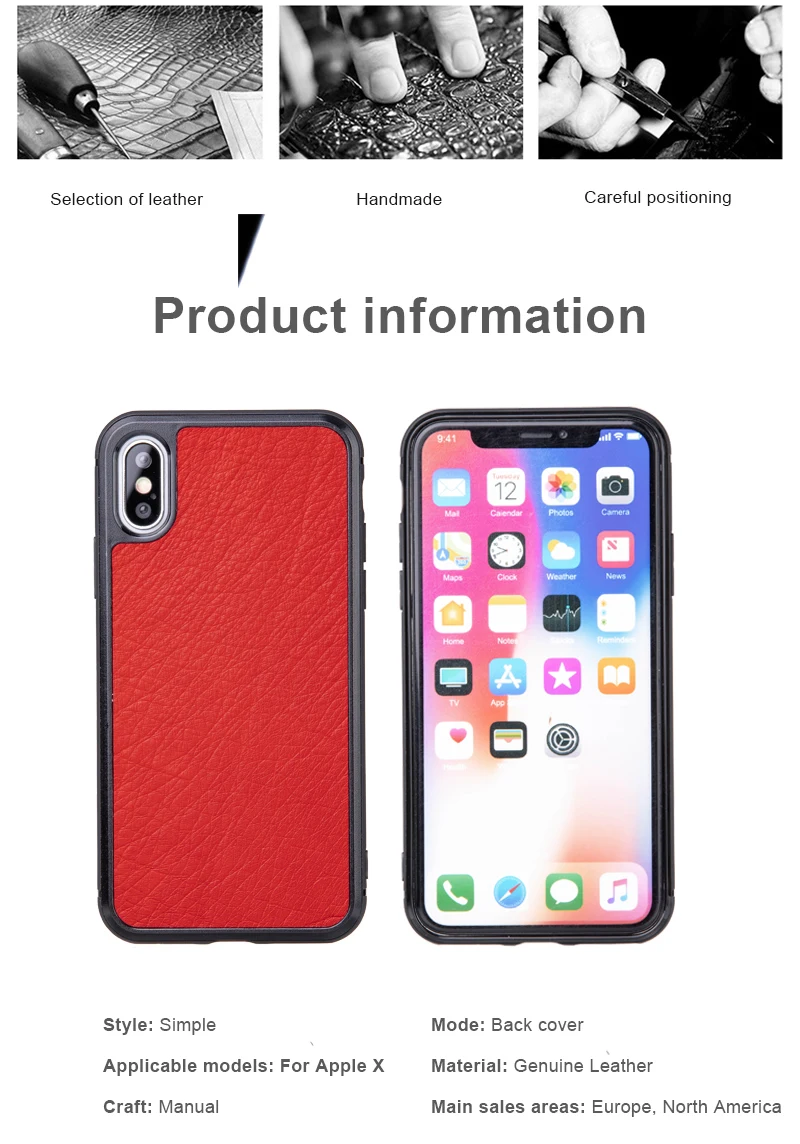 Запеченный страусиной кожи чехол для телефона для IPhone X XS Max XR для Apple 5 5S SE 6 6S 7 8 Plus защитный чехол для телефона без зерна