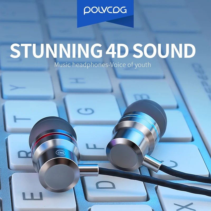 YH01 Wired Earphone for Sports Gaming Player Running with Mic Waterproof Bass Stereo Headphones Ear Buds Ps4 Headset