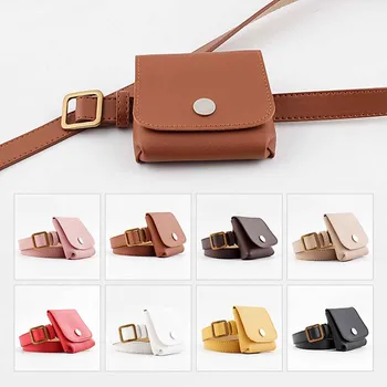 

Women Belt Bags Solid Color Shoulder Waist Bags Women Pu Leather Fanny Packs Casual Purse Wallet Chest Belt Bag Fashion Retro