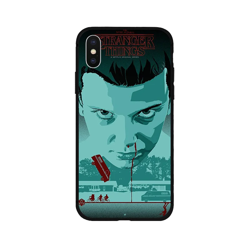 Странные Вещи Сезон 3 черный мягкий чехол из ТПУ чехол для телефона iPhone 8 7 6 6S Plus X XS XR MAX 5 5S SE чехол coque