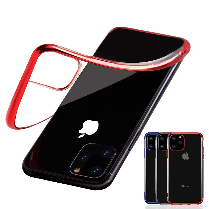 Для apple iPhone 11/12/11 Pro/12 pro/11 Pro max Прозрачный ударопрочный мобильный телефон Мягкий