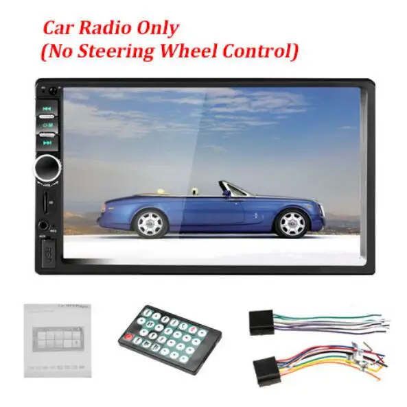 car radio Leadfan 2 Din автомобильное радио Bluetooth 2din автомобильный мультимедийный плеер " HD сенсорный Авторадио MP5 USB аудио стерео с камерой заднего вида - Цвет: car radio