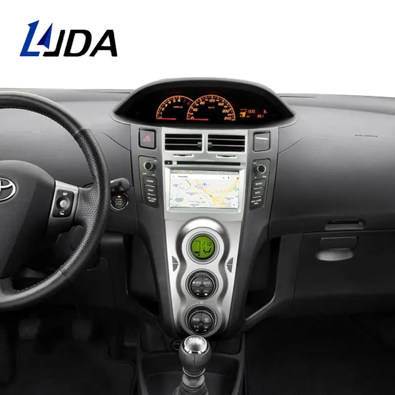 LJDA Android 9,0 автомобильный dvd-плеер для Toyota Yaris 2005-2011 Wifi gps Навигация стерео 2 Din автомагнитола 4G+ 64G Мультимедиа DSP ips
