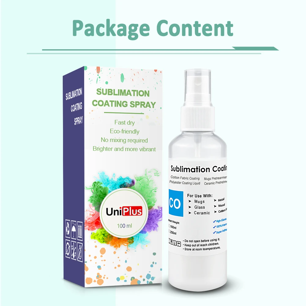 Spray de Revestimento de Sublimação para Canecas Tinta de Sublimação de Algodão Transferência de Calor Sublimação Líquida 100ml Pcs - Imagem 4