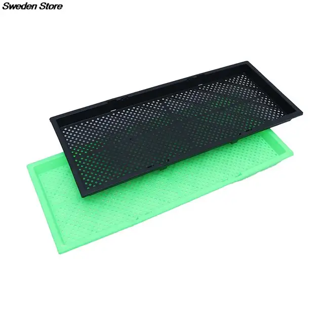 Műanyag Növekvő Tálcák Táplálkozási Tál Vetőmag Tálca Palánta Indító Üvegházhatású Hidroponikus Palánták Növényi Csírázás Forró - Image 4