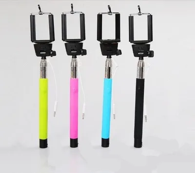 

Z07-5plus Wired Selfie Stick Z07-5S Selfie Stick Android/IOS Universal Wire-controlled Selfie Stick One-piece