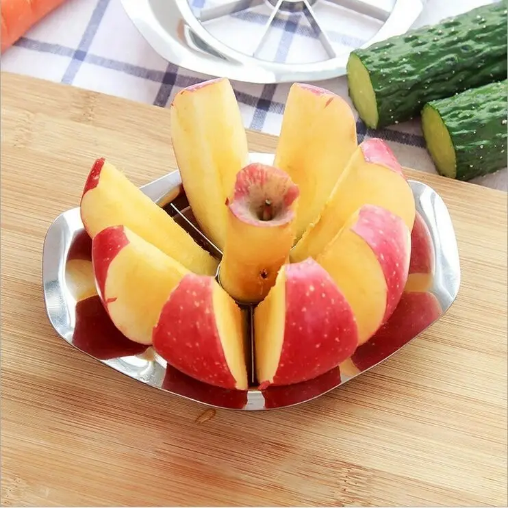 Kitchen Gadgets Stainless Steel Apple Cutter Slicer Vegetable Fruit Tools Kitchen Accessories Apple Easy Cut Slicer Cutter