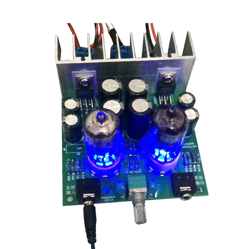 AIYIMA 6J1 Bile Buffer Tube Preamplifier Audio Board LM1875T Power Amplifier Board 30W Preamp Headphones Amplifier AMP DIY Kits 6j1 tube preamp board tube amplifier audio amplificador