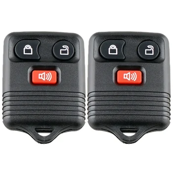 

2pcs 3 Buttons Car Keyless Entry Remote Control Remote Key Fob CWTWB1U212 / CWTWB1U331 Auto Car Key Replacement Fit for Ford