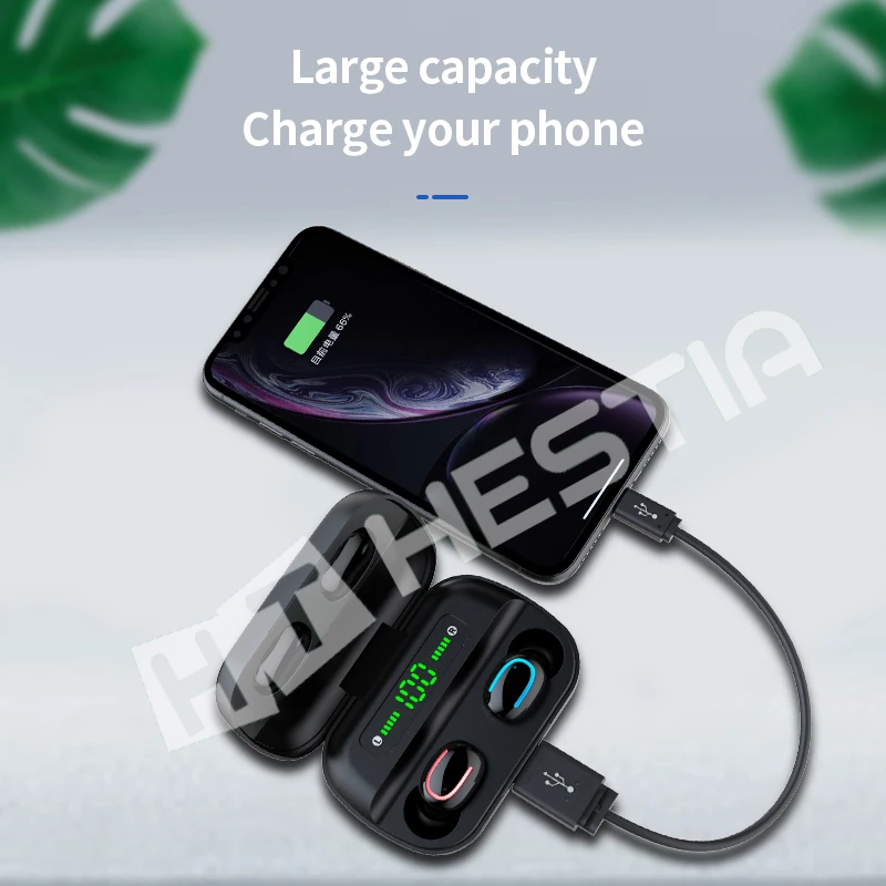 HBQ Q32 Bluetooth наушники TWS наушники беспроводные наушники Bloototh гарнитура 5,0 Blutooth наушники с шумоподавлением для IPhone